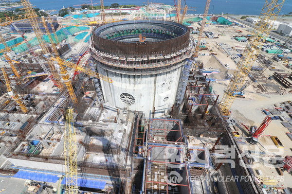 신고리원자력발전소 5ㆍ6호기 건설현장 ⓒ사진제공=한국수력원자력 새울원자력본부