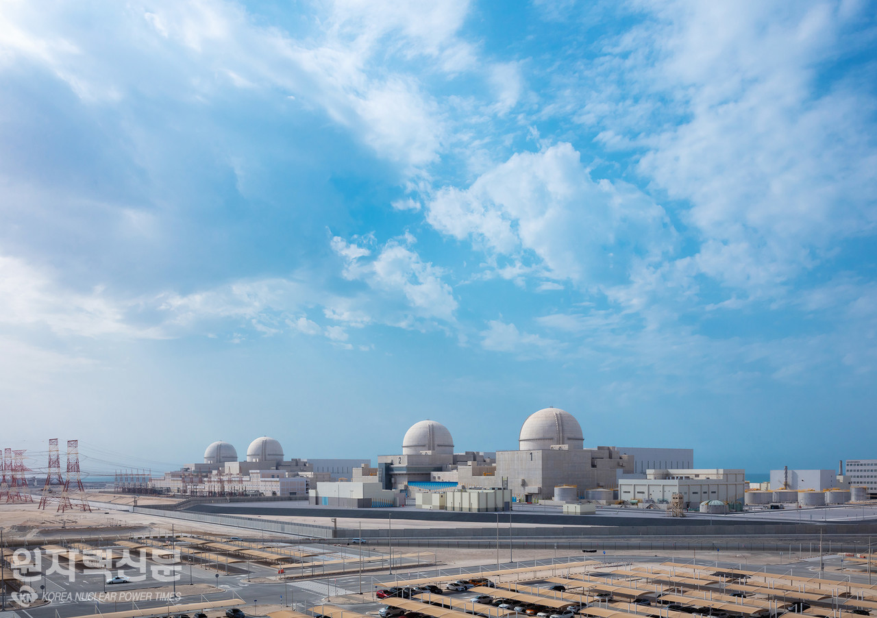 UAE 바라카 원전 1~4호기 모습.  (사진제공 = 한전 홍보실)