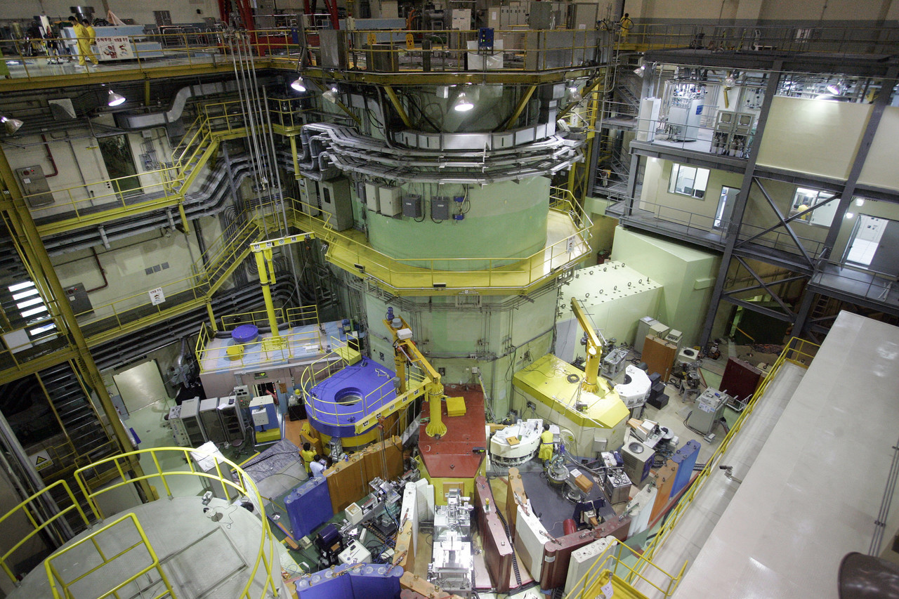 사진은 한국원자력연구원 하나로 원자로 모습.